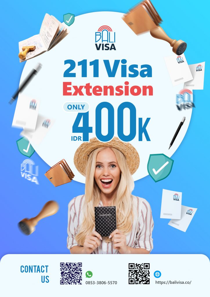 211 visa extention Bali indonesia