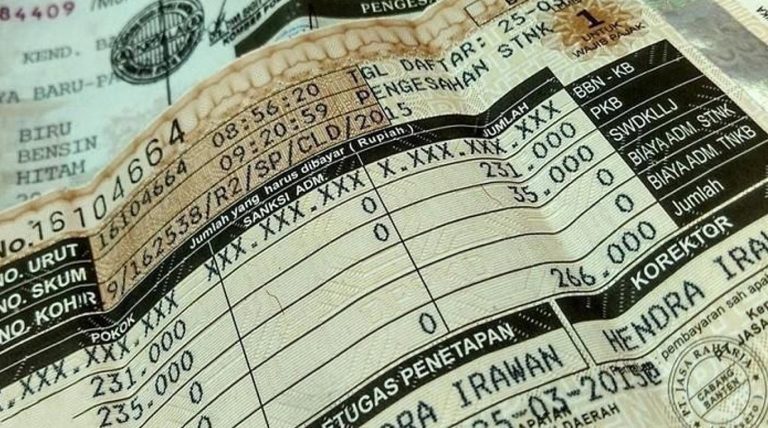 How to Pay Motorcycle and Car Tax in Bali, Indonesia - STNK